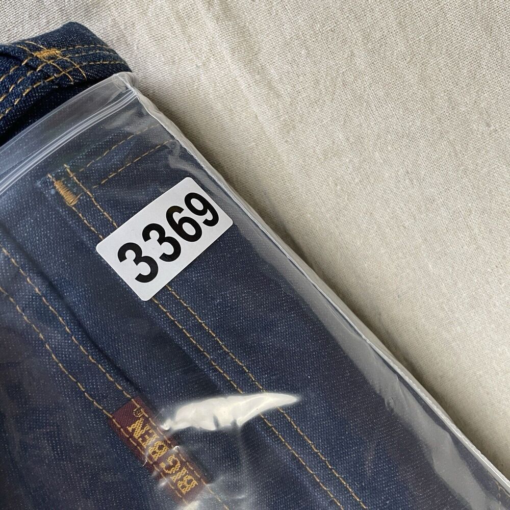 Vintage NWOT Big Ben Dark Denim Utility Jean Mens Sz 40x30 Blue Cotton Deadstock - Picture 14 of 14